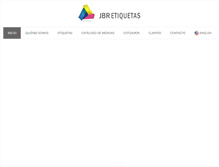 Tablet Screenshot of jbretiquetas.com